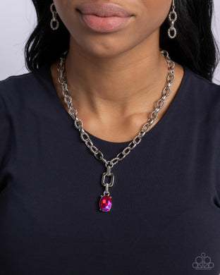 Necklaces Refulgent Recognition - Pink N2459