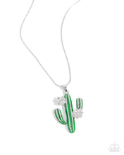 Load image into Gallery viewer, Necklaces Carefree Cactus - Green N373