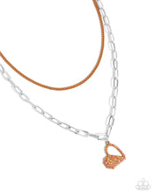 Load image into Gallery viewer, Necklaces Love Comes and Goes... - Orange VDAY