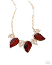 Load image into Gallery viewer, Necklaces Leafy Leader - Brown