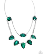 Load image into Gallery viewer, Necklaces Confident Cascade - Green