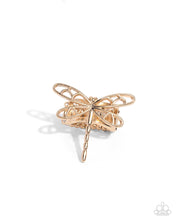 Load image into Gallery viewer, Embrace Dragonfly Depth - Gold TRAY15 H49