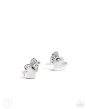 Load image into Gallery viewer, Earrings Valentines Vanity - White Earcuff VDAY E3034