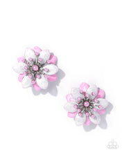 Load image into Gallery viewer, Earrings Dimensional Dowry - Pink E589
