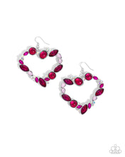 Load image into Gallery viewer, Earrings Heart Hierarchy - Pink VDAY V163