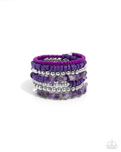 Load image into Gallery viewer, Bracelets Plentiful Pizzazz - Purple N209