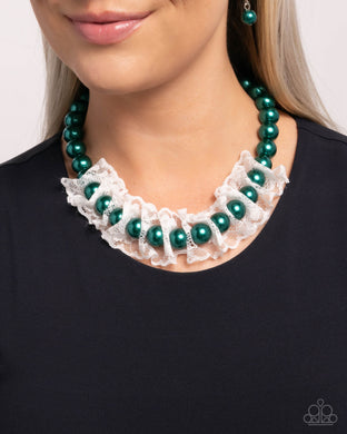 Necklaces Distinguished Desire - Green Pearl N2429