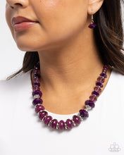 Load image into Gallery viewer, Necklaces Swift Shimmer - Purple N2243