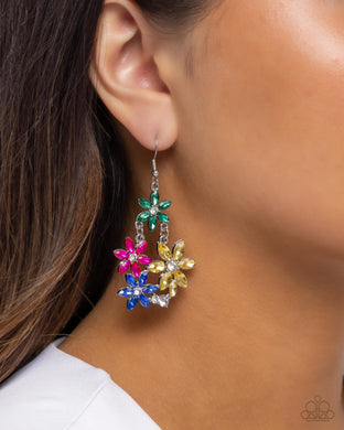 Earrings Floral Founder - Multi E589