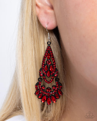 Earrings Opera Stage - Red E431