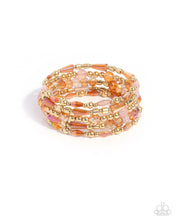 Load image into Gallery viewer, Bracelets Seasoned Stack - Orange B2329