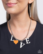 Load image into Gallery viewer, Necklaces Lovely Lineup - Orange VDAY V202