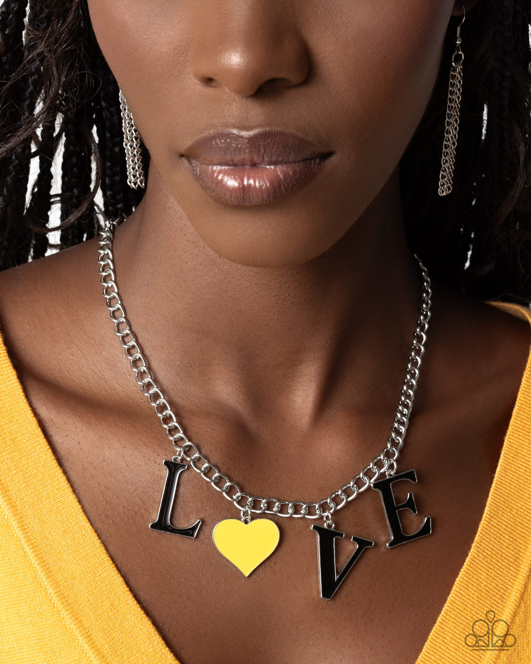 Necklaces Lovely Lineup - Yellow VDAY V202