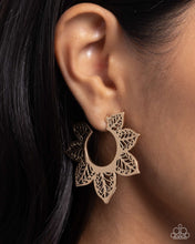 Load image into Gallery viewer, Earrings Tangled Tapestry - Gold