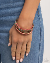 Load image into Gallery viewer, Bracelets Seed Bead Shimmer - Brass B2010