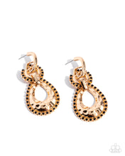 Load image into Gallery viewer, Earrings Hammered Highway - Black E400