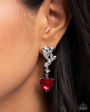 Load image into Gallery viewer, Earrings Valentines Vaudeville - Red VDAY V170