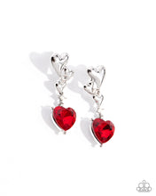 Load image into Gallery viewer, Earrings Valentines Vaudeville - Red VDAY V170