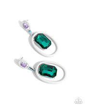 Load image into Gallery viewer, Earrings Dipped in Dazzle - White E383