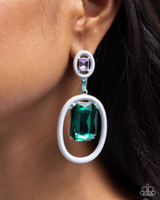 Load image into Gallery viewer, Earrings Dipped in Dazzle - White E383