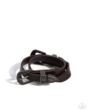 Load image into Gallery viewer, Bracelet Buckle TOWN - Brown Western WS502