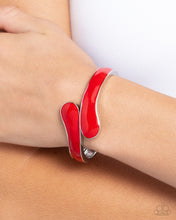 Load image into Gallery viewer, Bracelets Painted Puzzle - Red