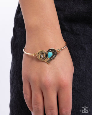 Bracelets Give More Love - Gold Inspirational B2109