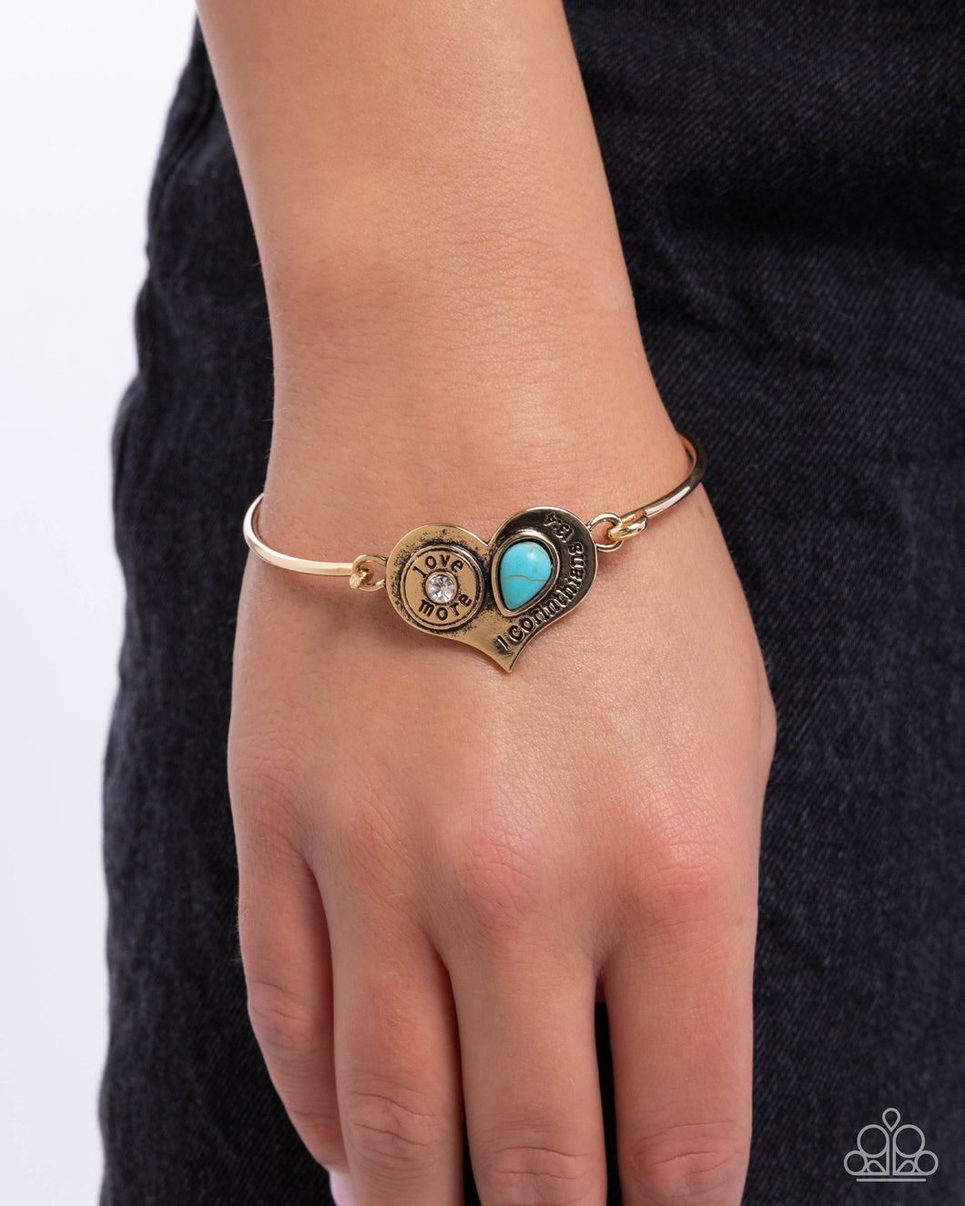 Bracelets Give More Love - Gold Inspirational B2109