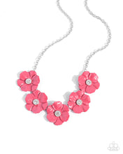 Load image into Gallery viewer, Necklaces Floral Favor - Pink N231