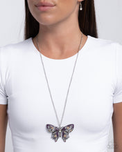 Load image into Gallery viewer, Necklaces Whimsical Weekday - Purple Butterfly N2453