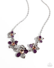 Load image into Gallery viewer, Necklaces April Showers Bring Flowers - Purple N2239