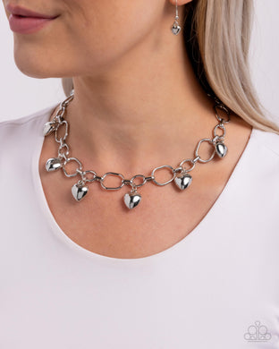 Necklaces Hey Lover - Silver N2264