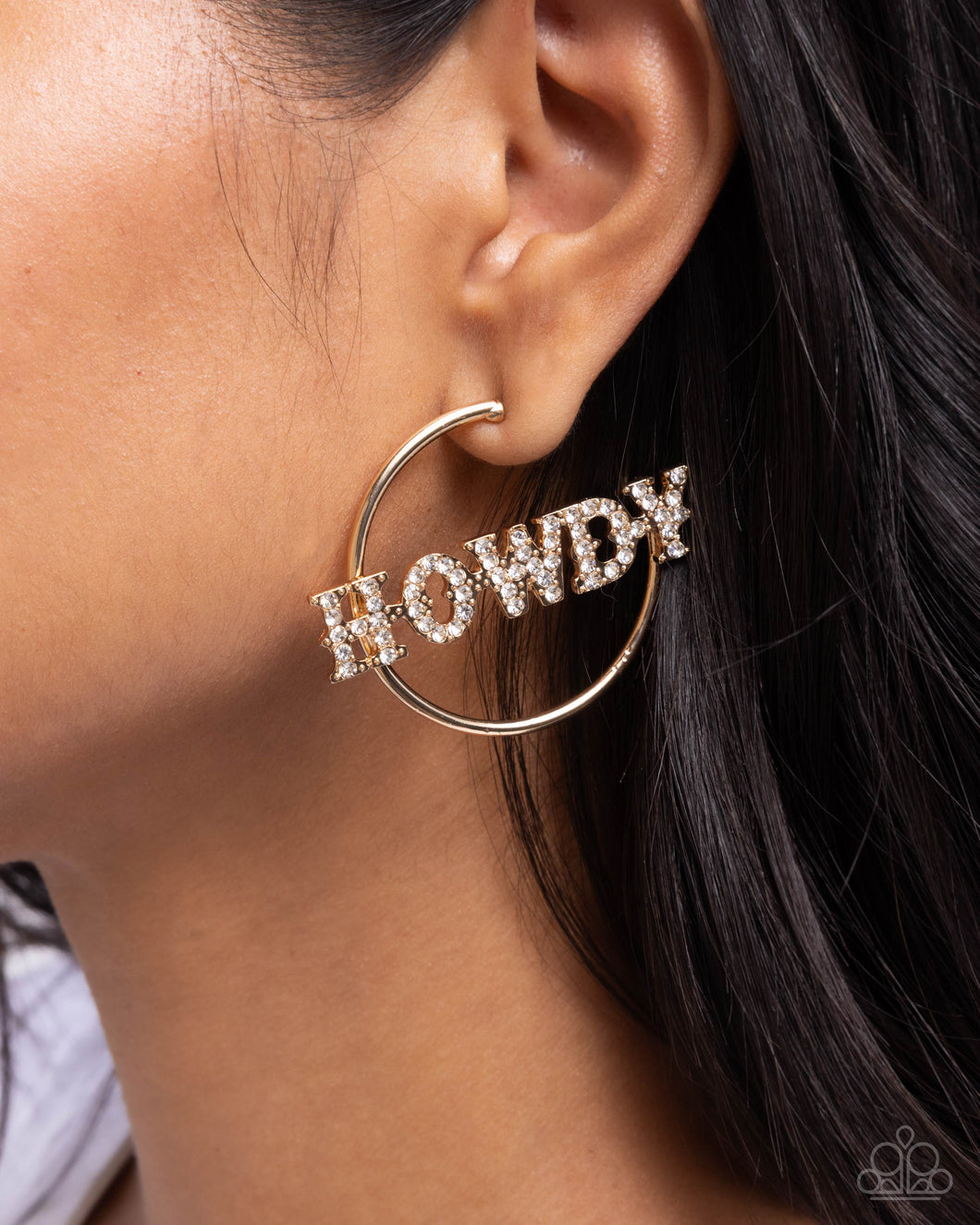 Earrings Howdy Hoedown - Gold