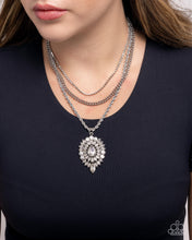 Load image into Gallery viewer, Necklaces Adorably Administrative - White N2458