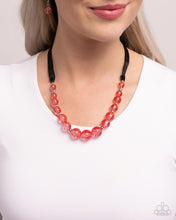 Load image into Gallery viewer, Necklaces Lace Maker - Red N2145