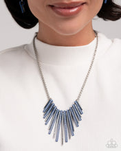 Load image into Gallery viewer, Necklace Fashionable Fringe - Blue SET66