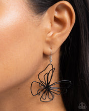 Load image into Gallery viewer, Earrings Rebirthed Radiance - Black Butterfly