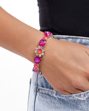 Load image into Gallery viewer, Bracelets Floral Find - Pink/Orange B2334