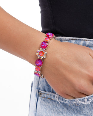 Bracelets Floral Find - Pink/Orange B2334