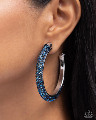 Earrings Chiseled Crescendo - Blue E2368