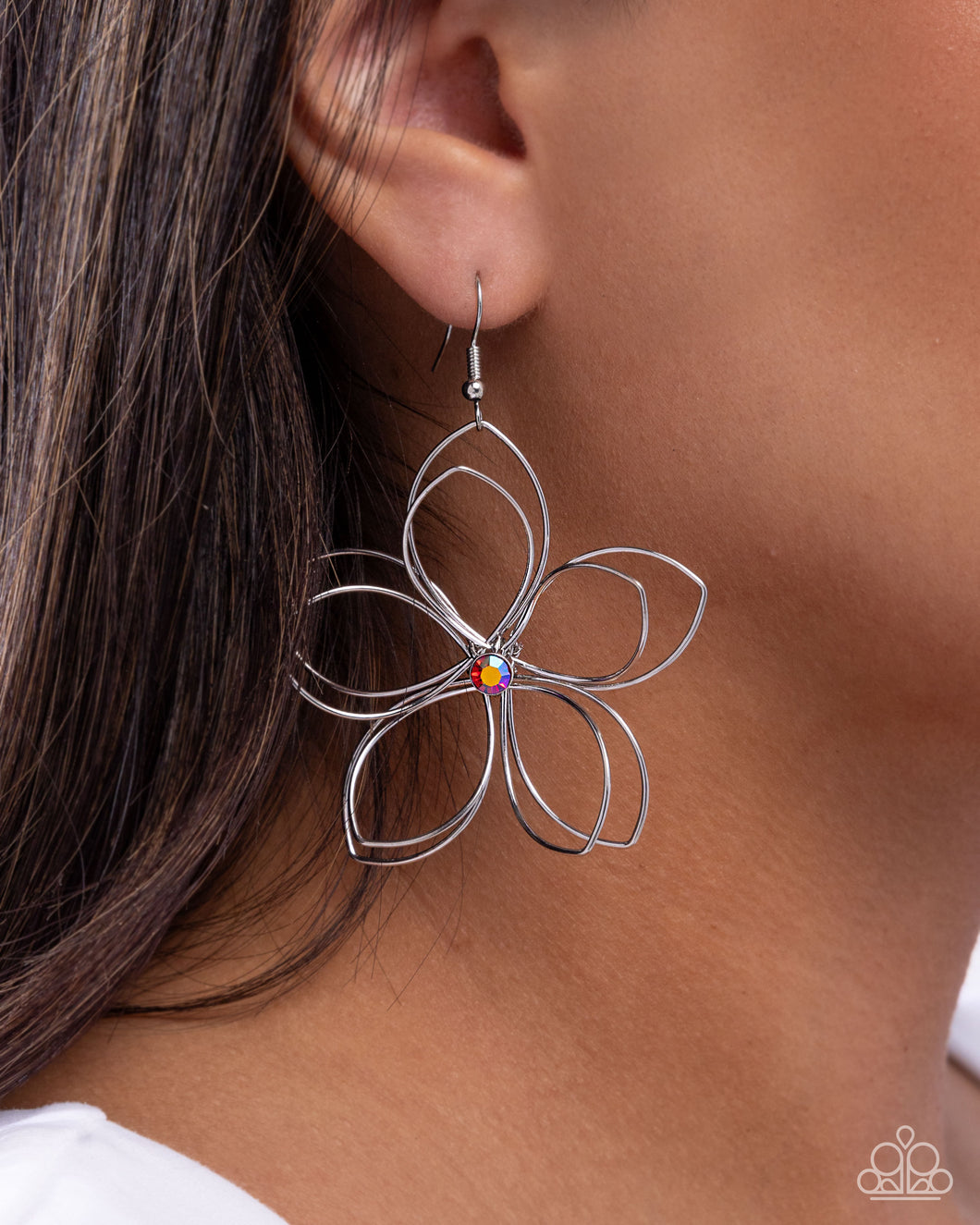 Earrings Wiry Whisper - Red E424