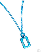 Load image into Gallery viewer, Necklaces Metallic Movement - Blue N2361
