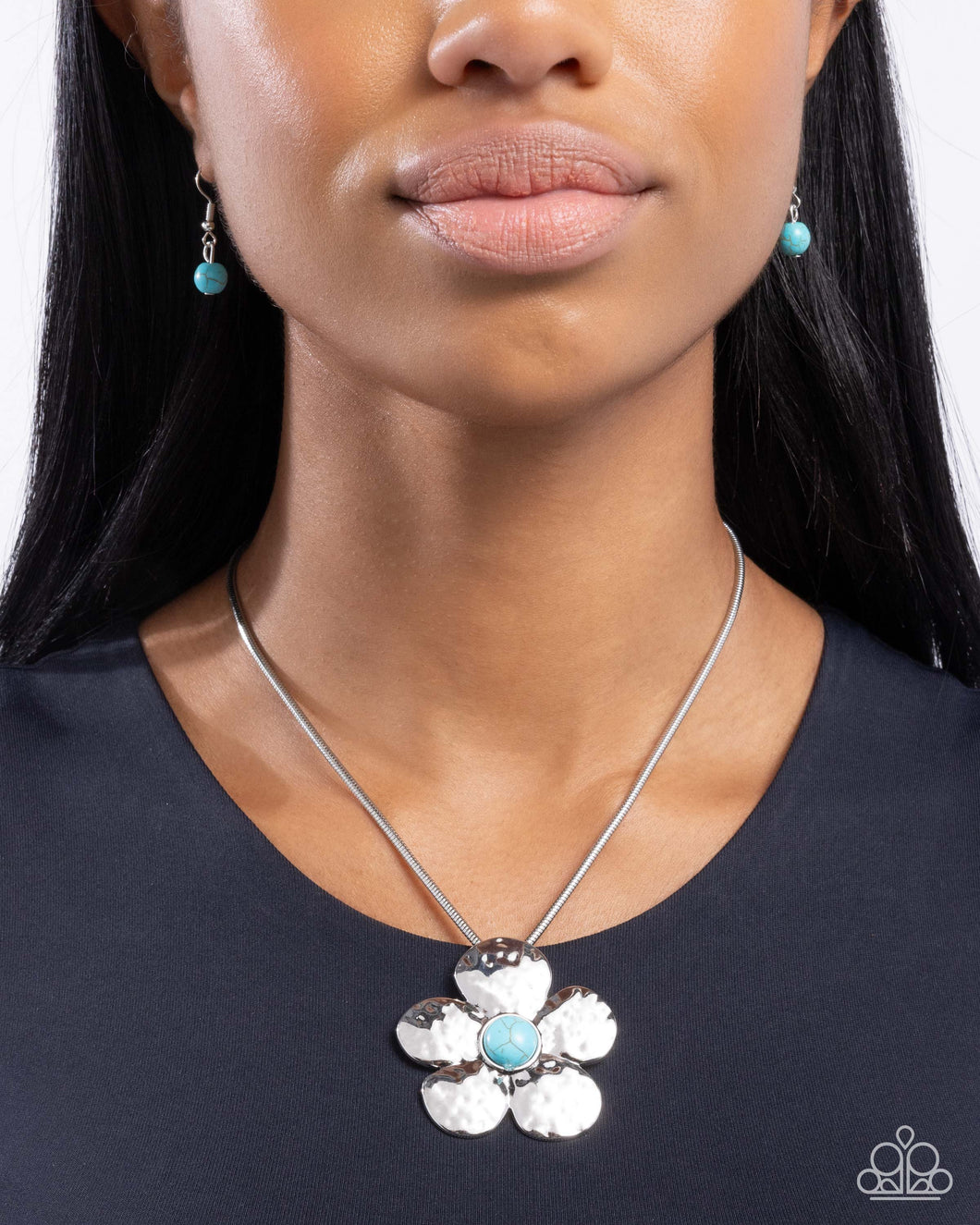 Necklaces Tasteful Texture - Blue