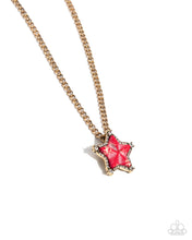 Load image into Gallery viewer, Necklaces Lone Star Story - Red N269