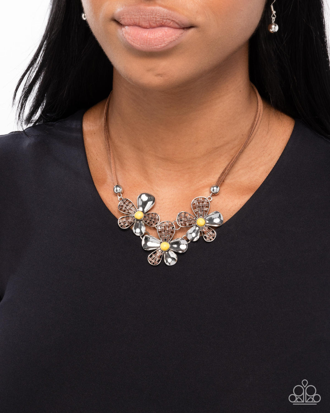 Necklaces Woven Welcome - Yellow