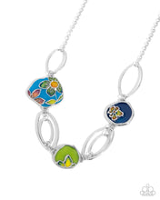 Load image into Gallery viewer, Necklaces Stained Glass Statement - Multi N066