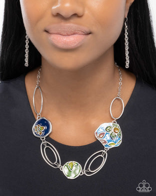 Necklaces Stained Glass Statement - Multi N066