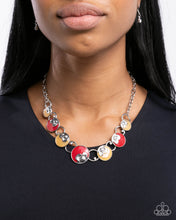 Load image into Gallery viewer, Necklaces Blooming Bravado - Red N165