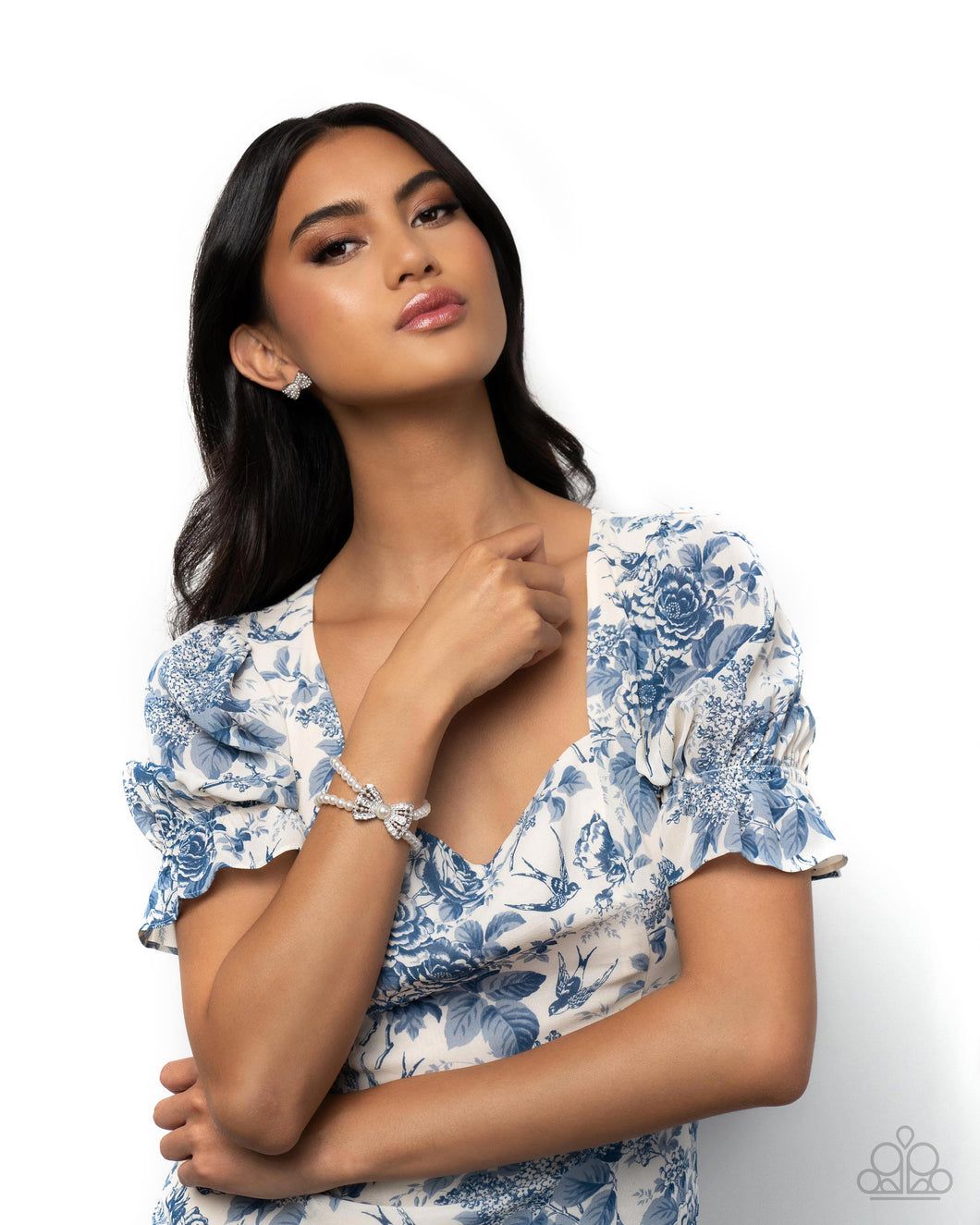 Bracelets Earrings Admirable Aria - White SETY4