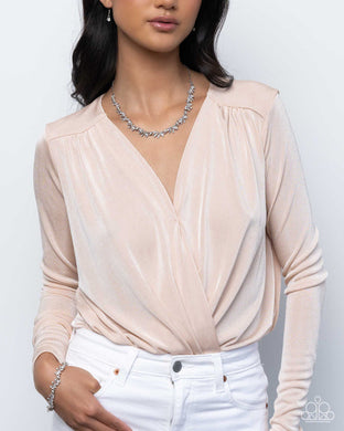 Necklaces Leafy Lady-White SET